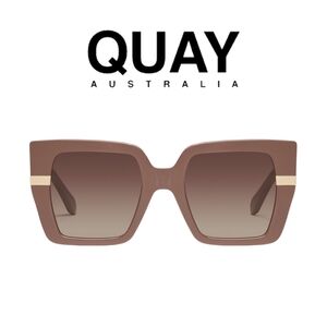 QUAY AUSTRALIA- Notorious Sunglasses- Doe, Brown
